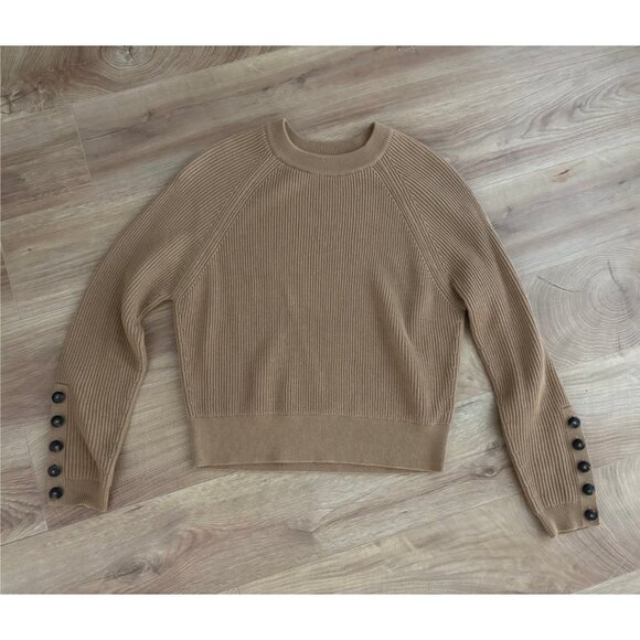 NWOT Sezane Sami Jumper in Camel - Picture 5 of 6